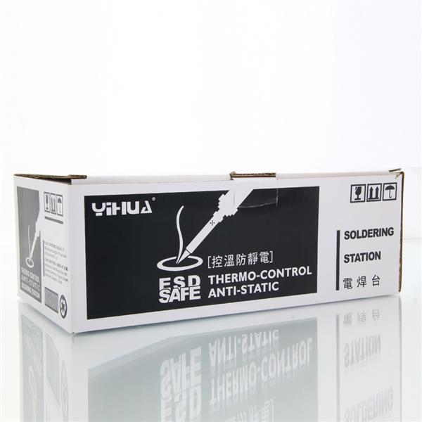 谊华YiHUA-936 45W功率可调恒温电焊台恒温烙铁 标配 美标110V-3