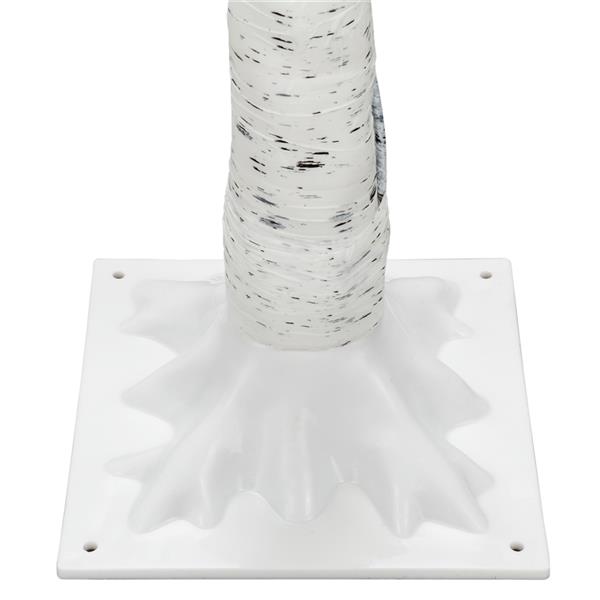 白色 6ft 96灯 96枝头 白桦树造型 塑料材质 圣诞树 美规 N001-17