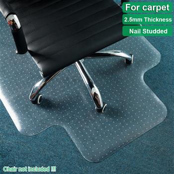 【VALUE BOX】PVC透明地板保护垫椅子垫 带钉 凸形 【90x120x0.25cm】