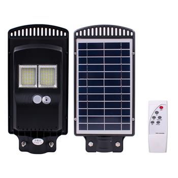 70W 192LED太阳能户外路灯（光控 雷达）带遥控器 黑壳 ZC001244（5CM口径）（实际6W）电池：32650 6AH 流明：650LM