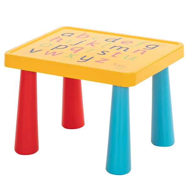 塑料儿童桌椅一桌一椅 缩小版 蘑菇腿【40x35x30】-4