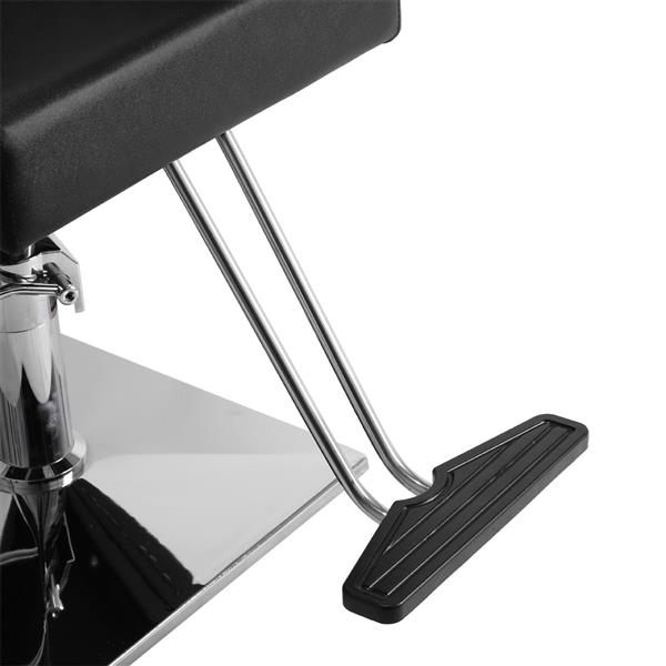 PVC皮革 木制扶手 镀铬钢底座 方形底座 150kg 黑色 HZ8803 理发椅-23