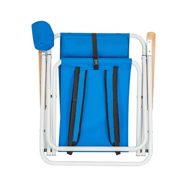 单人沙滩椅 蓝色-14