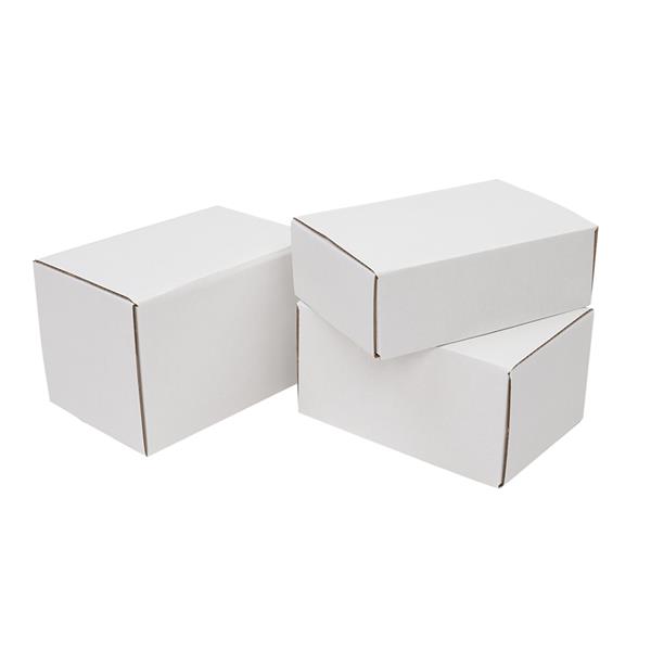 【物料】50个瓦楞纸包装盒6x4x3"（15.2*10*7.6cm）外白内黄-13