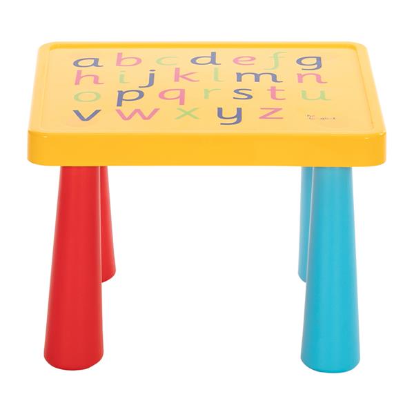 塑料儿童桌椅一桌一椅 缩小版 蘑菇腿【40x35x30】-9
