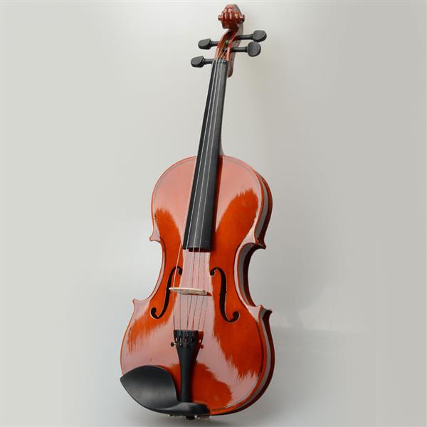 16英寸 自然色中提琴+盒+琴弓+松香-4
