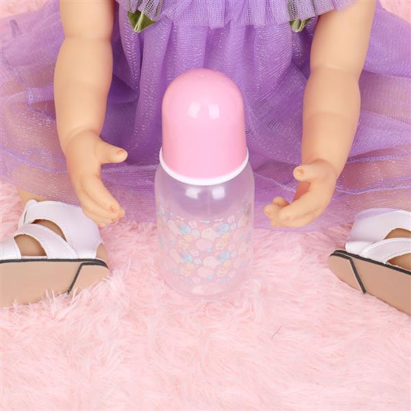 【KRT】全胶仿真娃娃：22英寸 紫色蕾丝裙-22