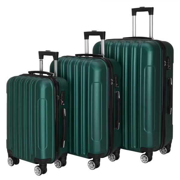 行李箱三合一 墨绿色-3