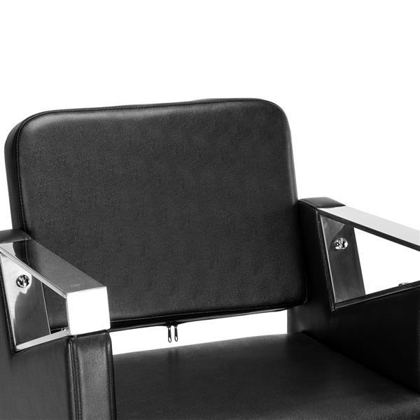 【CS】经典方形理发椅精品理容椅 黑色HC185B-11