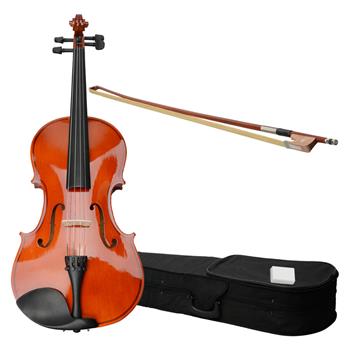 15英寸 自然色中提琴+盒+琴弓+松香