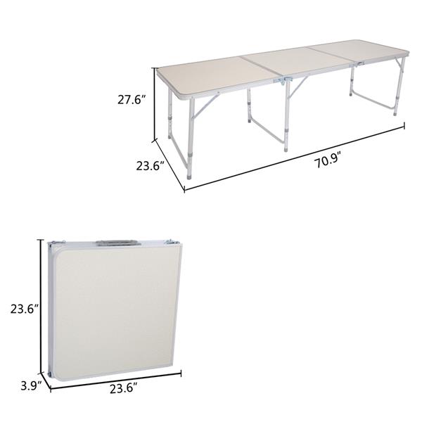 家居用品铝合金折叠桌180*60*70cm-26