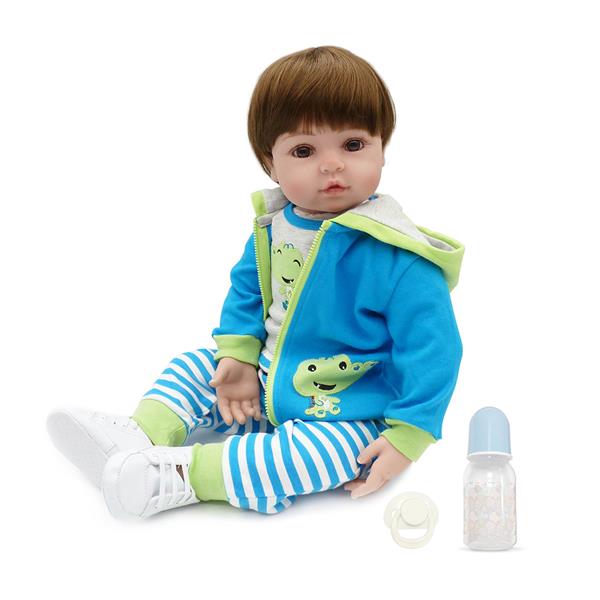 【KRT】布身仿真娃娃：24英寸 青蛙服装-1
