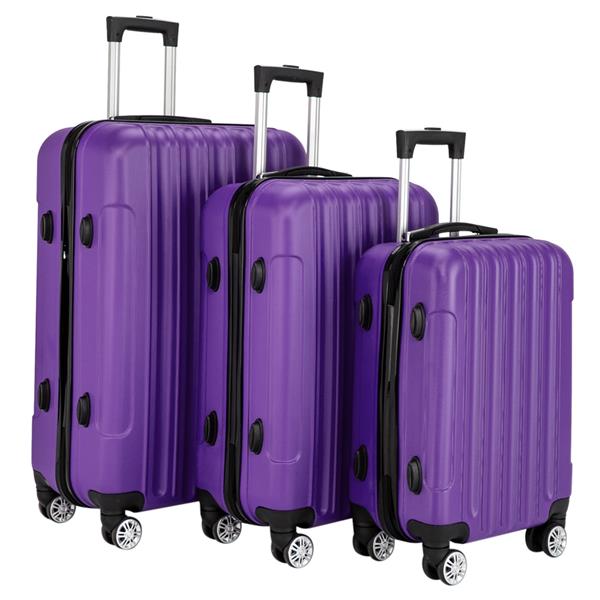 行李箱三合一 紫色-7