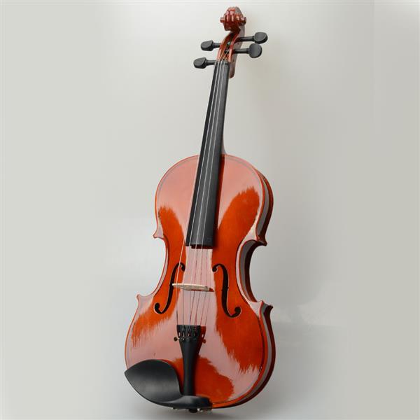 15英寸 自然色中提琴+盒+琴弓+松香-12
