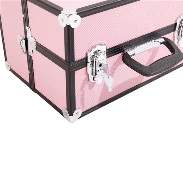 铝合金手提化妆箱SM-2083粉色-7
