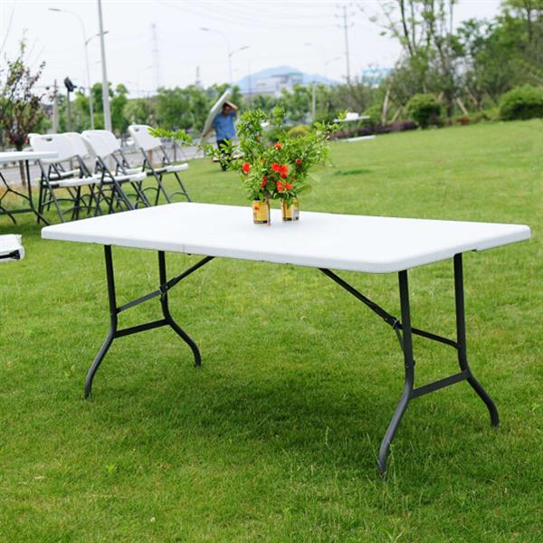 【BX】BXZ182 户外休闲轻便塑料折叠长方桌会议桌餐饮桌塑料桌-2