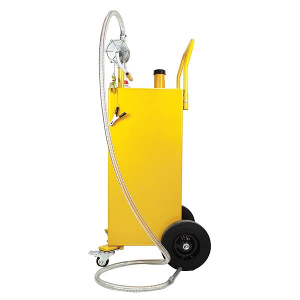 30加仑 手摇加油泵/燃油转换器 带万向轮 亮黄色 JGC30 RAL1003-7
