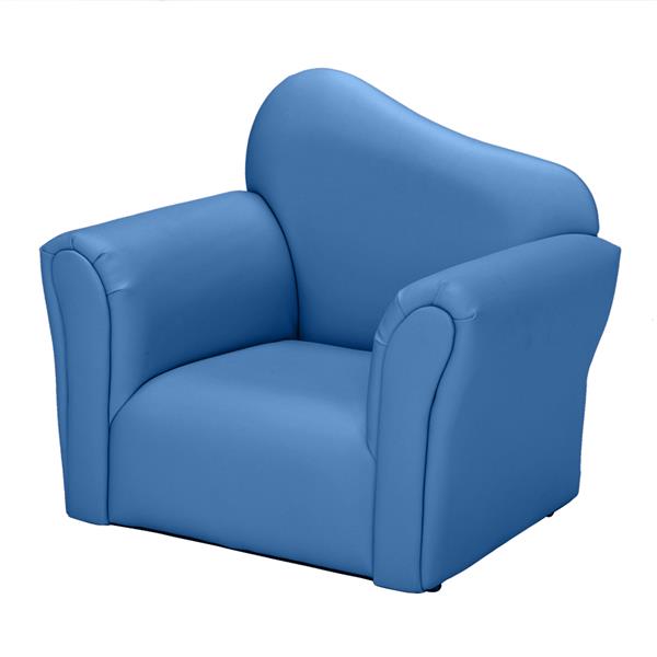 【BC】儿童单人沙发弯背款 蓝色-13