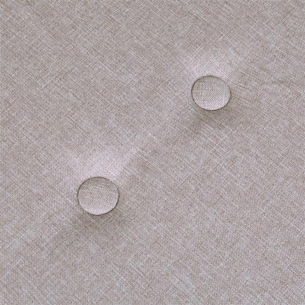 麻布带麻布扣脚凳米白色76*38*38cm-9