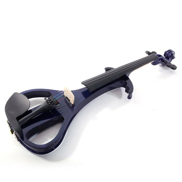 4/4 紫色钢琴烤漆电声小提琴+盒+琴弓+松香+耳机+连接线 V-004-15