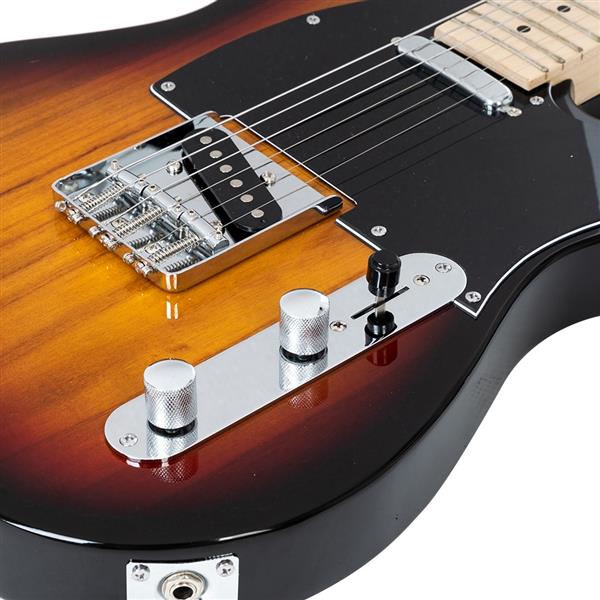 GTL枫木指板电吉他(日落色)+包+背带+拨片+连接线+扳手工具-11