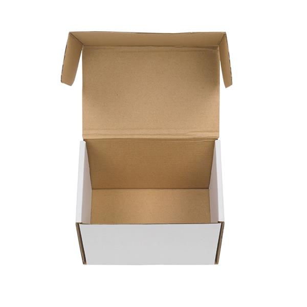 【物料】50个瓦楞纸包装盒6x4x4"（15.2*10*10cm）外白内黄-8