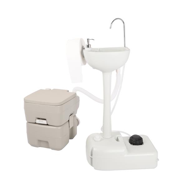 【CH】CHH-7701+1020T 便携式可移动户外洗手台洗漱台 配套马桶-6