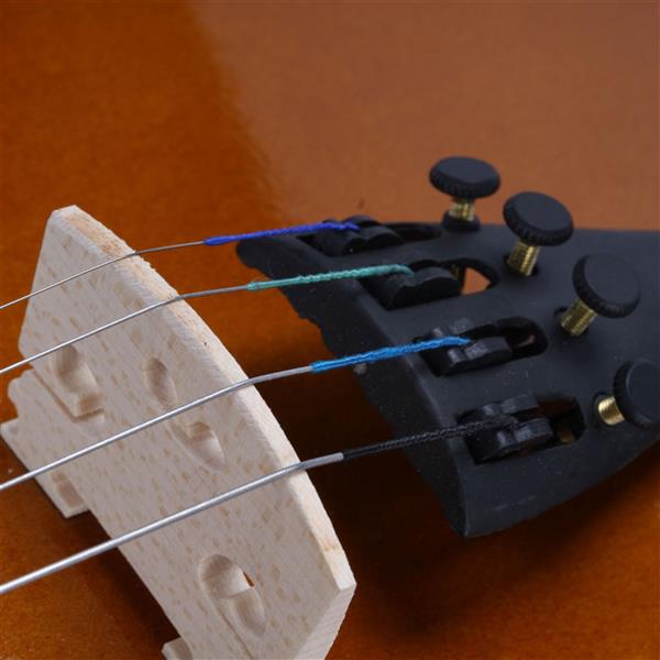 3/4 自然色小提琴+盒+弓子+松香-12