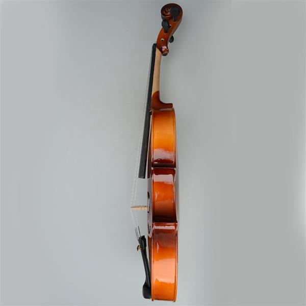 15英寸 复古色中提琴+盒+琴弓+松香-10
