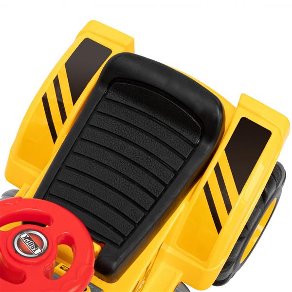 儿童推土机   玩具车 不带动力 + 两粒塑胶仿真石头、一顶帽子-20
