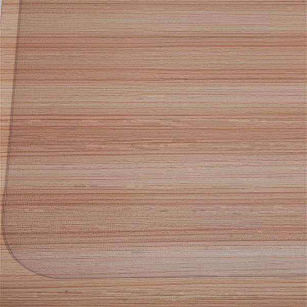 PVC磨砂地板保护垫椅子垫 不带钉 矩形 【90x120x0.15CM】-3