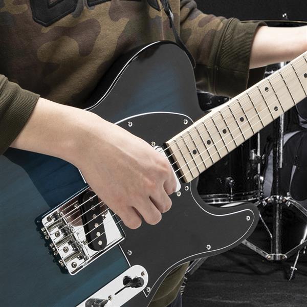 GTL枫木指板电吉他(化蓝色)+包+背带+拨片+连接线+扳手工具-23