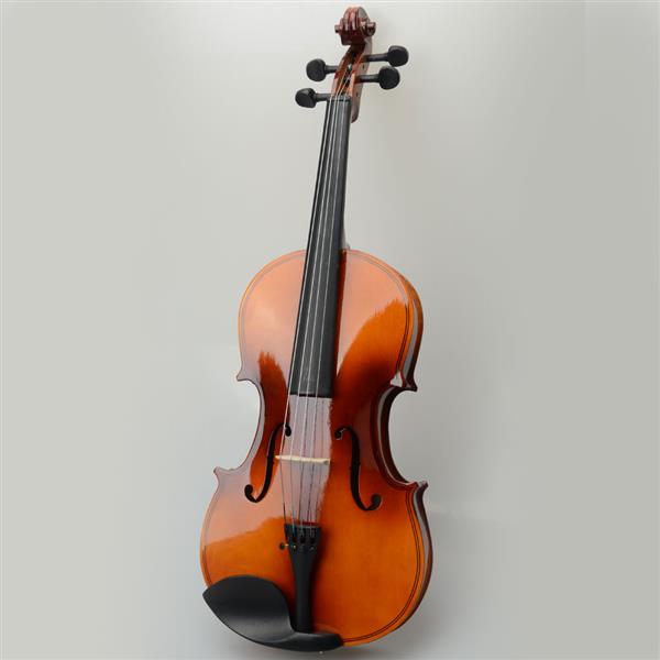 15英寸 复古色中提琴+盒+琴弓+松香-2
