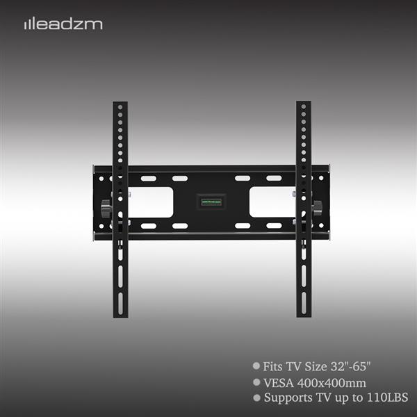 32-65"电视架TMW400承重50kg / 最大VESA400*400 / 向下10°带水平泡-2