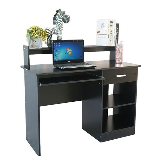 常规款办公室电脑桌-黑色-1