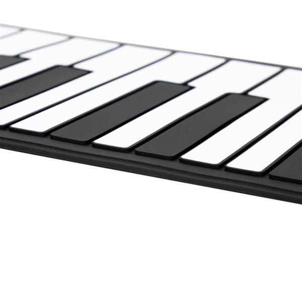 61键便携式手卷钢琴带喇叭硅胶电子琴-16