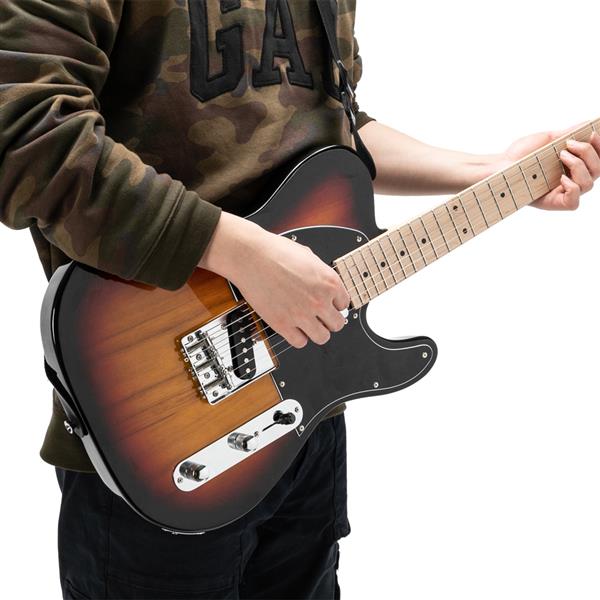 GTL枫木指板电吉他(日落色)+包+背带+拨片+连接线+扳手工具-22