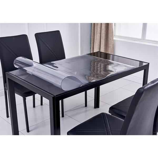 PVC透明餐桌垫 【120x70x0.15CM】-17