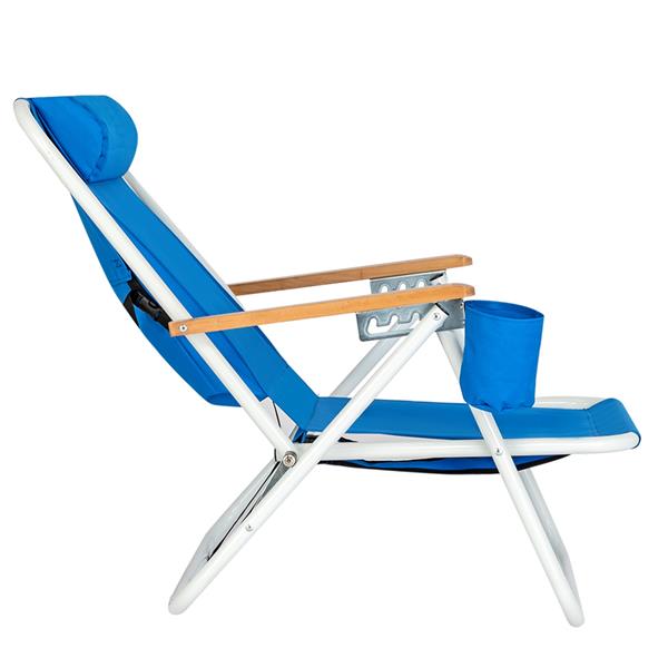 单人沙滩椅 蓝色-11