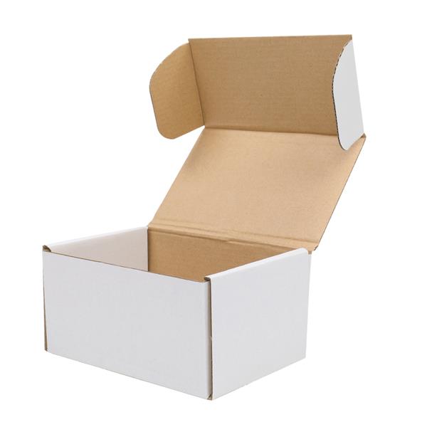 【物料】50个瓦楞纸包装盒6x4x3"（15.2*10*7.6cm）外白内黄-1
