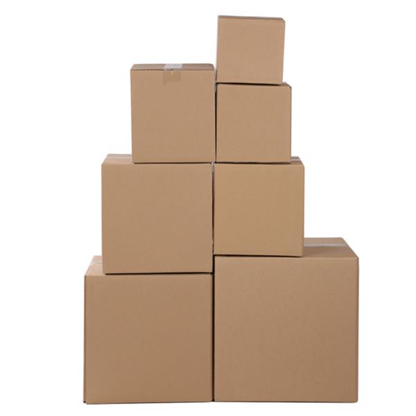 【物料】100个瓦楞纸包装盒4x4x4"（10*10*10cm）黄色-3