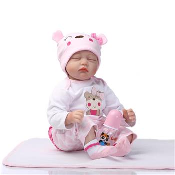【ebay不可售】【KRT】布身仿真娃娃：22英寸 粉色河马服装 