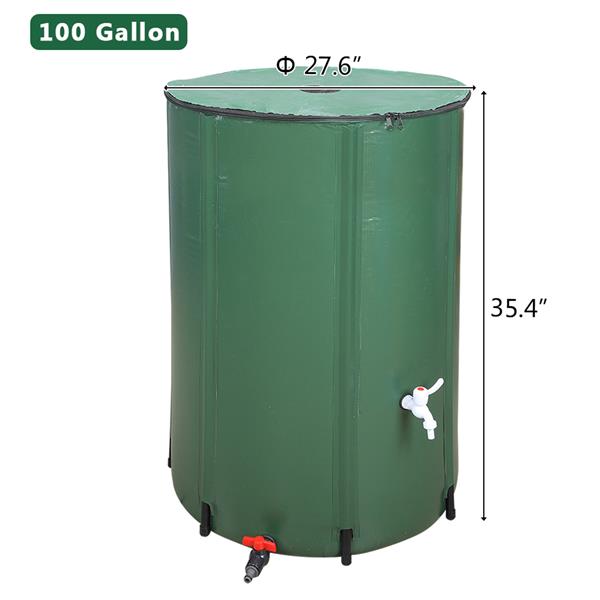 100 Gallon 可折叠集雨桶-5