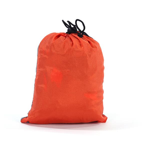 橙色+灰色款-260*140cm 拼色降落伞布吊床-2