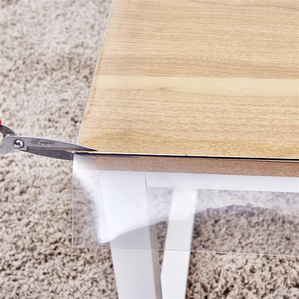 PVC透明餐桌垫 【120x70x0.15CM】-25