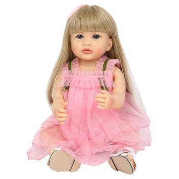 【KRT】全胶仿真娃娃：22英寸 粉色蕾丝裙