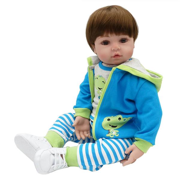 【KRT】布身仿真娃娃：24英寸 青蛙服装-5