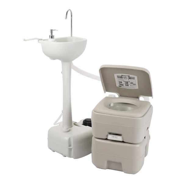 【CH】CHH-7701+1020T 便携式可移动户外洗手台洗漱台 配套马桶-5
