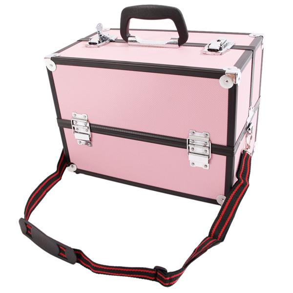 铝合金手提化妆箱SM-2083粉色-8