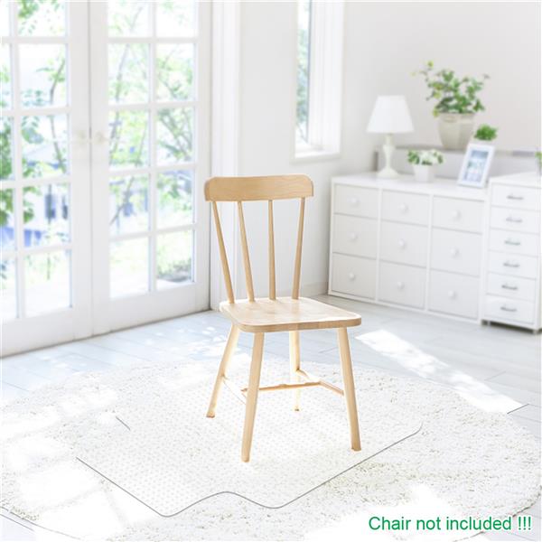 【VALUE BOX】PVC透明地板保护垫椅子垫 带钉 凸形 【90x120x0.25cm】-17